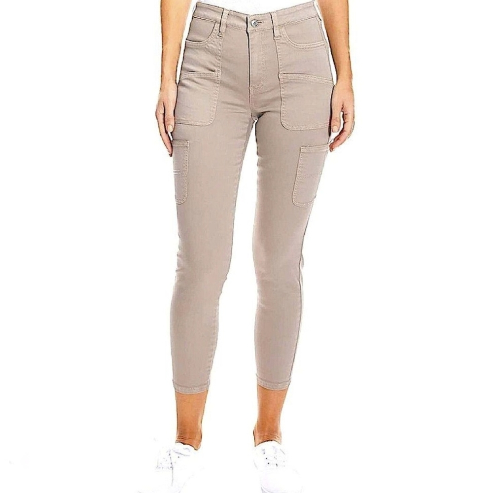 Oat New York NWT High-Rise Skinny Ankle Beige Army Carpenter Pants